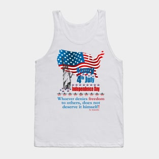 Happy Independence Day Tank Top